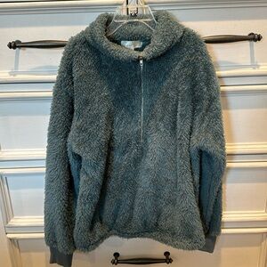 Sunset West girls half zip fleece